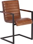Brown Leather Brutus Chair